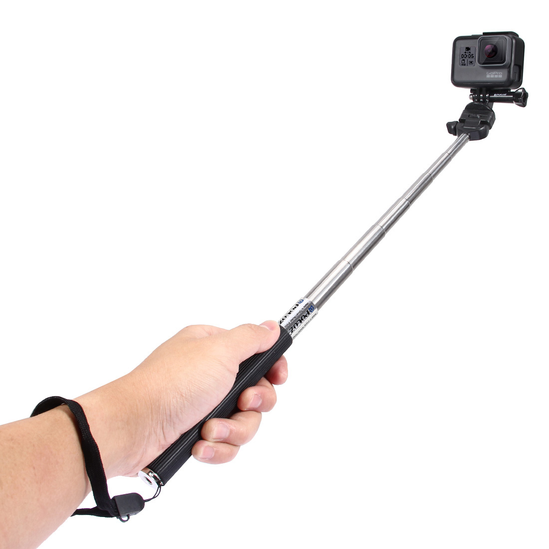 PULUZ Extendable Handheld Selfie Monopod Selfie Stick for GoPro 9 Hero 8 NEW HERO HERO 7 6 5 4 3+ 3 2 1 DJI Osmo Action Xiaoyi Action Cameras Length: 22.5-100cm. 