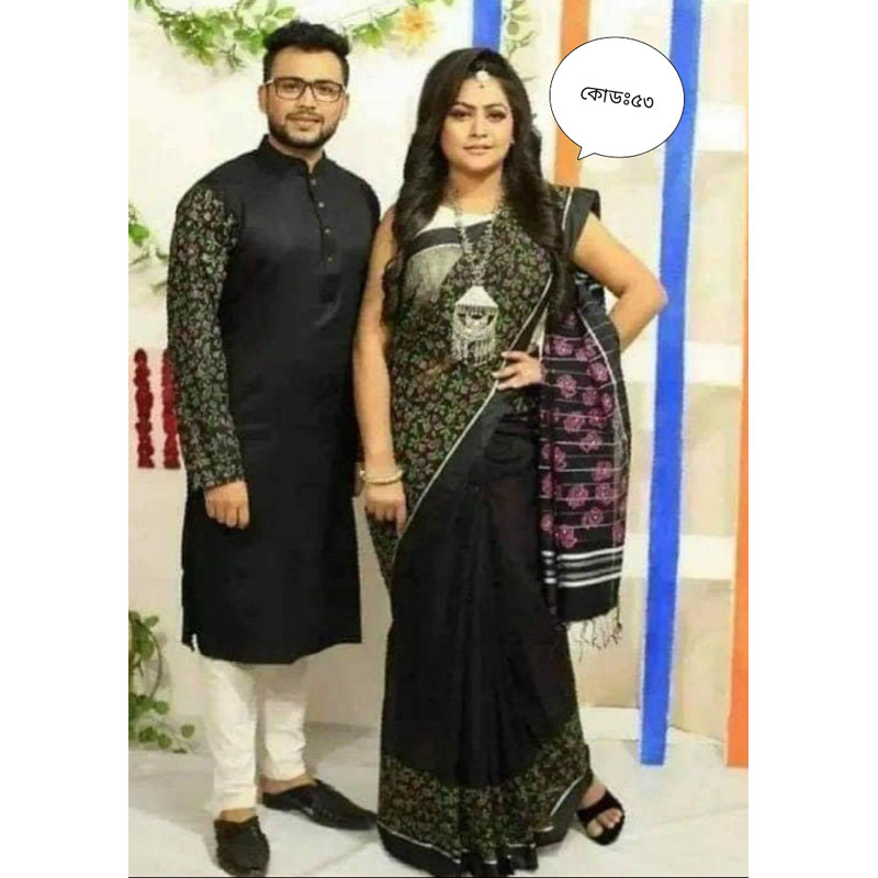 Sharee Punjabi Couple Set - Sari. 