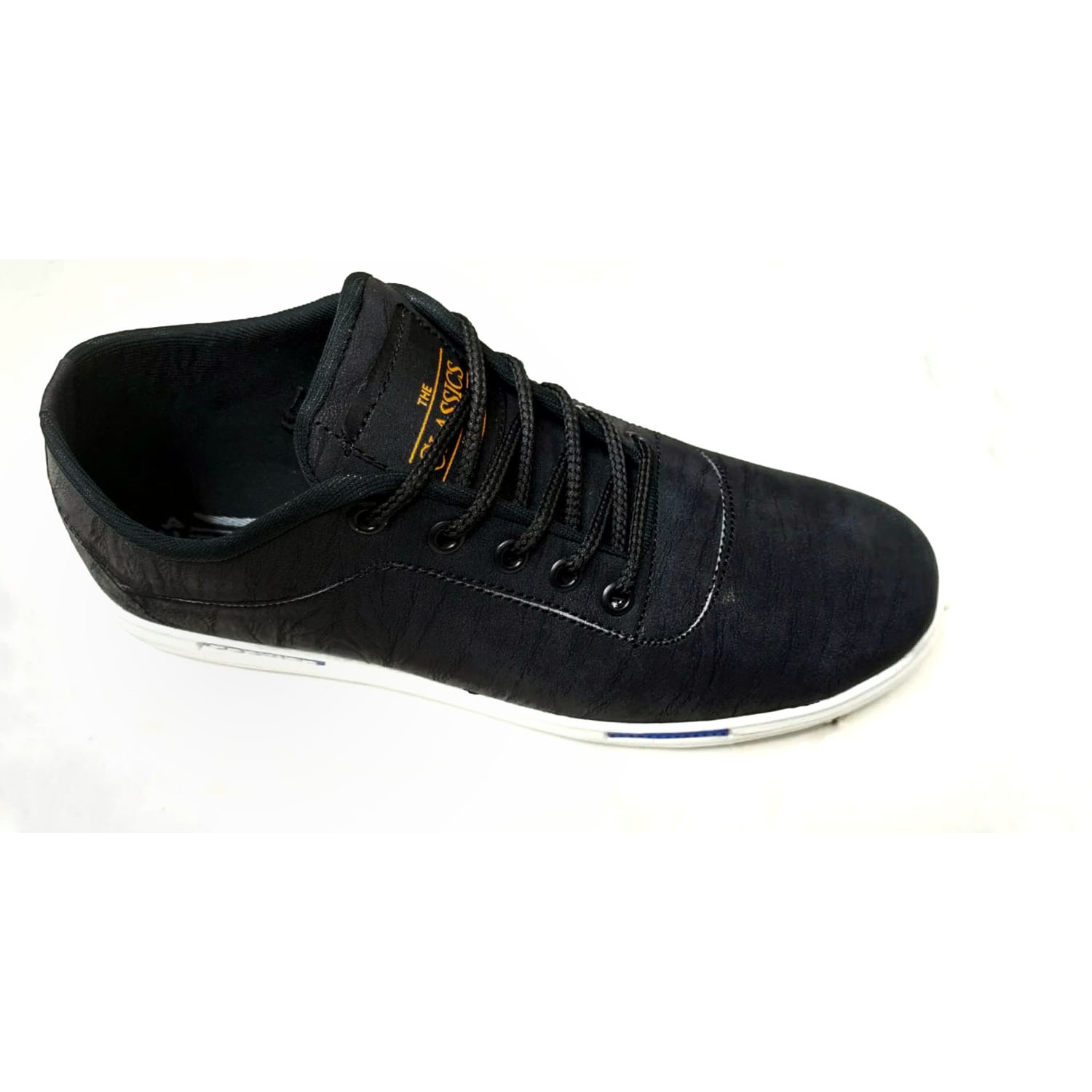 black colour sneakers