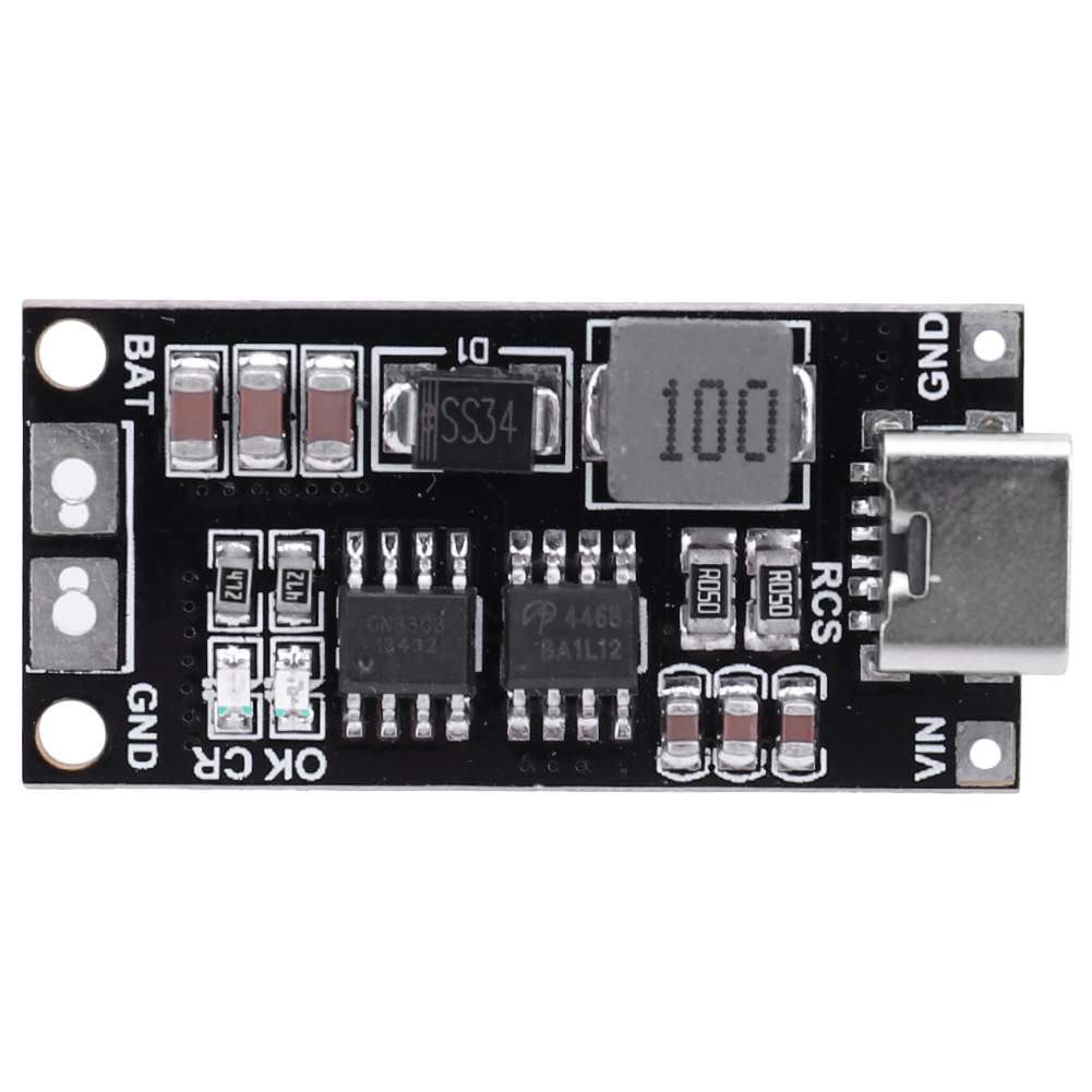 2S 3S 4S Type-C To 8.4V 12.6V 16.8V Step-Up Boost LiPo Polymer Li-Ion Charger 1A 2A 4A Board Module 18650 Lithium Battery. 