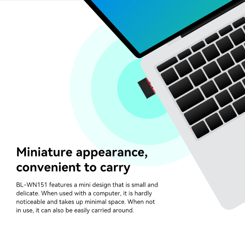 LB-LINK WN151 USB WIFI Adapter Nano Wireless Chipset RTL for PC Windows ALFA WIFI USB Adapter for Laptop. 