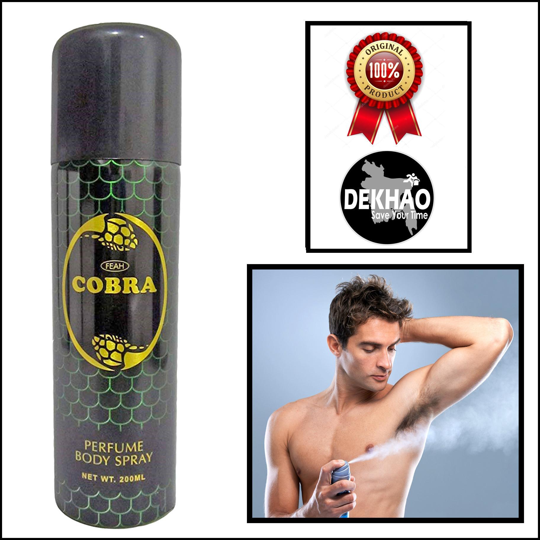 LONG LASTING COBRA PARFUMS Body Spray For Men - Mituja