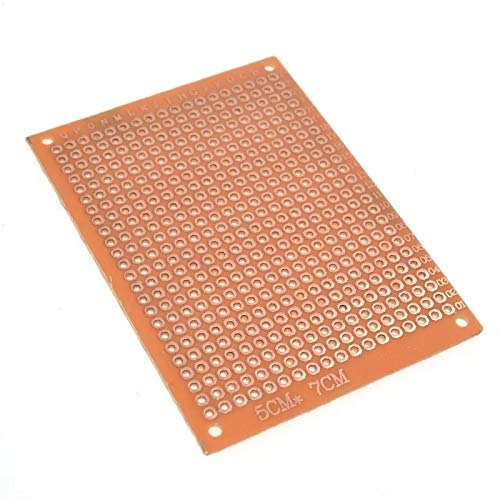 Vero Board - 6.5*14.5 cm, Dot System - Brown - Versatile Prototyping Platform for Electronics Projects. 