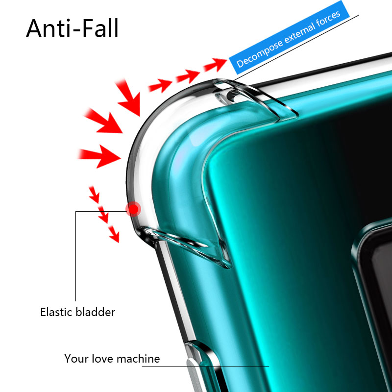 Sroof For Sharp Aquos R6 Couple Simple Shockproof phone case Four Corner Anti Fall Skin Friendly Shell Soft Phone Back Cover. 
