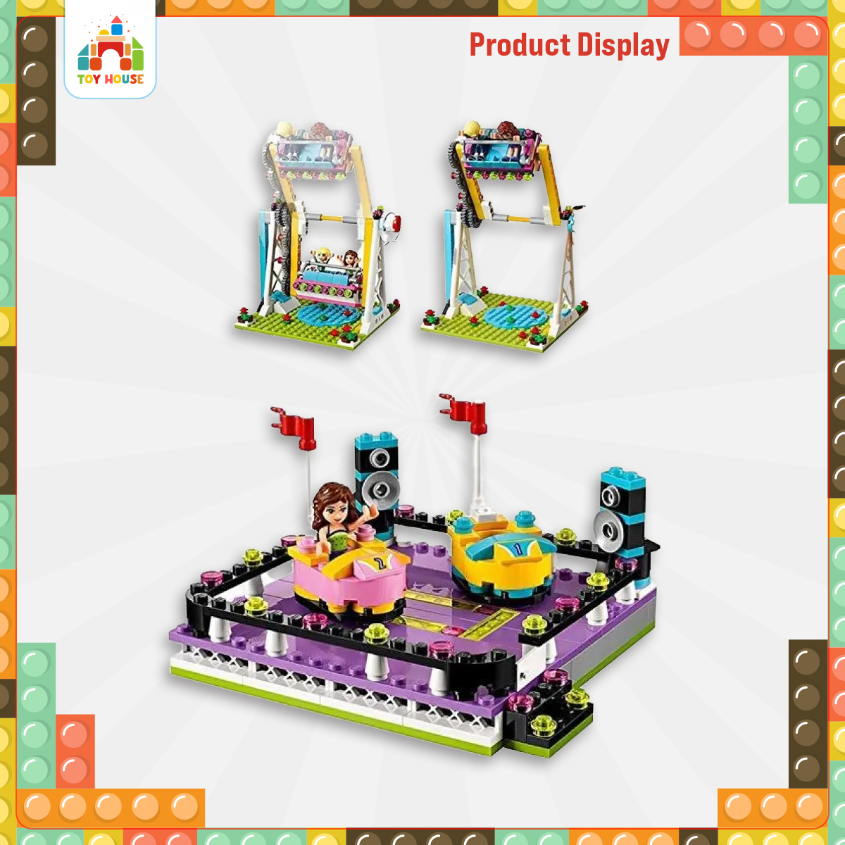 429 Pcs Bela Friends Series DIY Child Educational Toys Building Blocks Sets Kid. 
