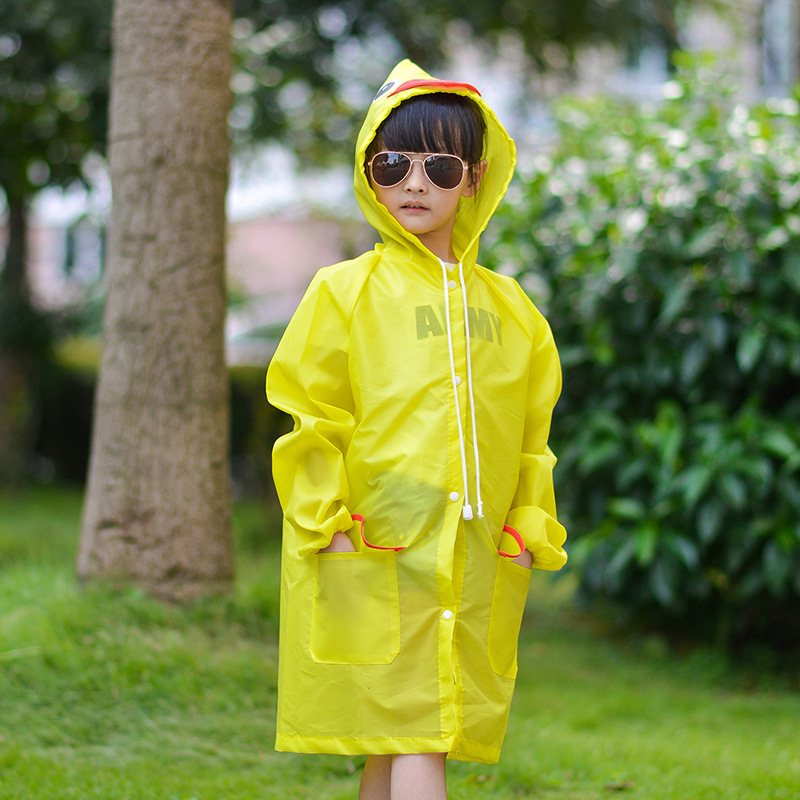 Factory new children's raincoat wholesale poncho kids raincoat waterproof oxford cloth clothes children's one-piece raincoat +. 