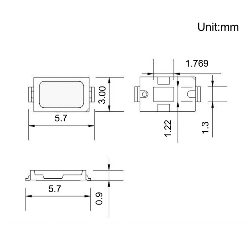 【Alizeker Mall】10PCs SMD 5730 Diode White SMD5730 0.5W LED 6000k 6500k Super Bright 5730SMD 150mA PCB SMT Emitting Diode. 