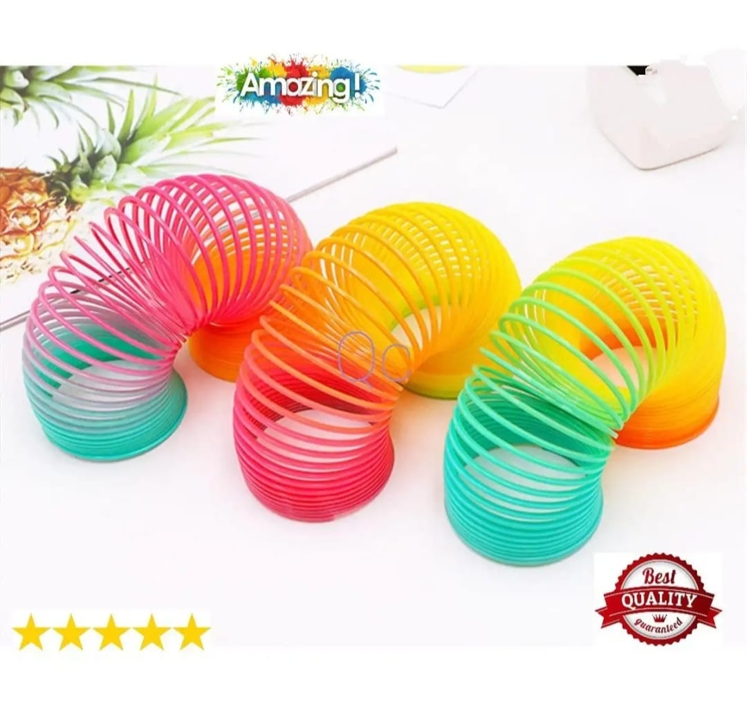Classical Rainbow Spring Toy set. 