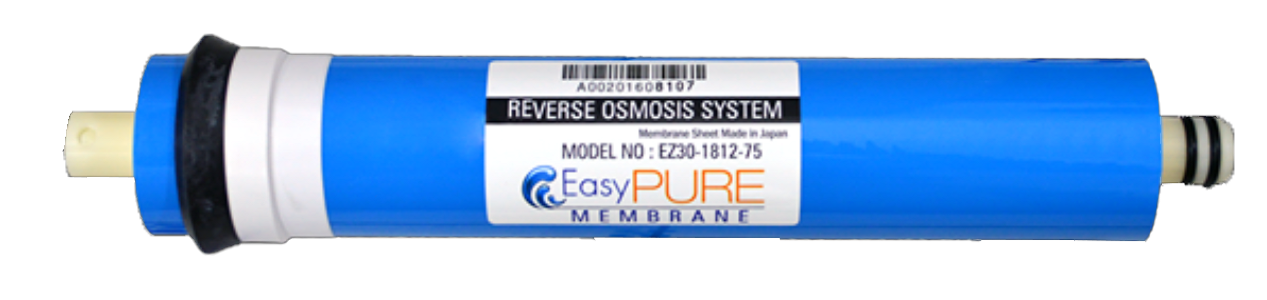 EASY PURE RO Membrane 75 GPD Large Flow for 5/6/7-Stage Home Drinking Reverse Osmosis Water Filtration System. 