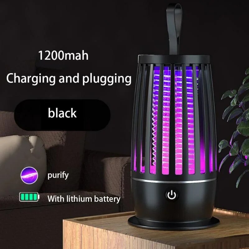 Mosquito Killer Lamp Mute Insect Repellent Electric Insect Trap Usb Charging and Plugging/Plug-in Single Use Can Select. 