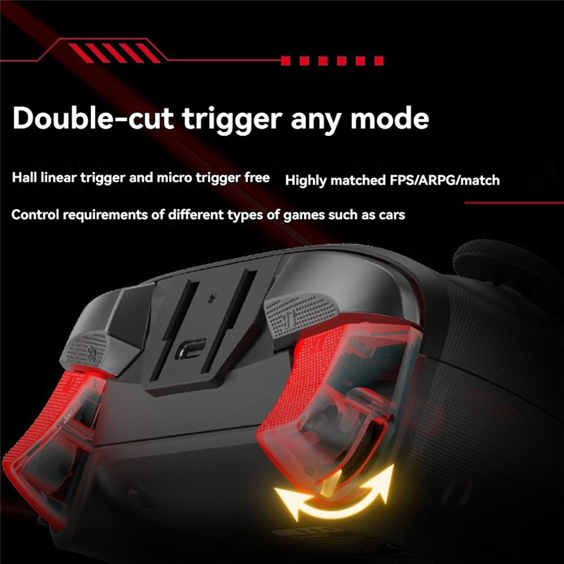 GameSir Cyclone 2 Wireless Controller Bluetooth Gamepad with Hall Effect for Nintendo Switch IPhone Android. 