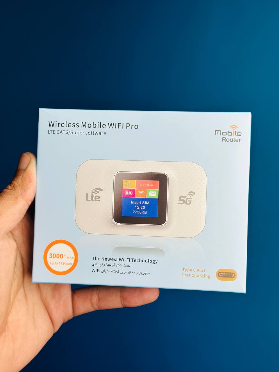 MF680 5G LTE CAT6 Wireless Modem Pocket Router. 