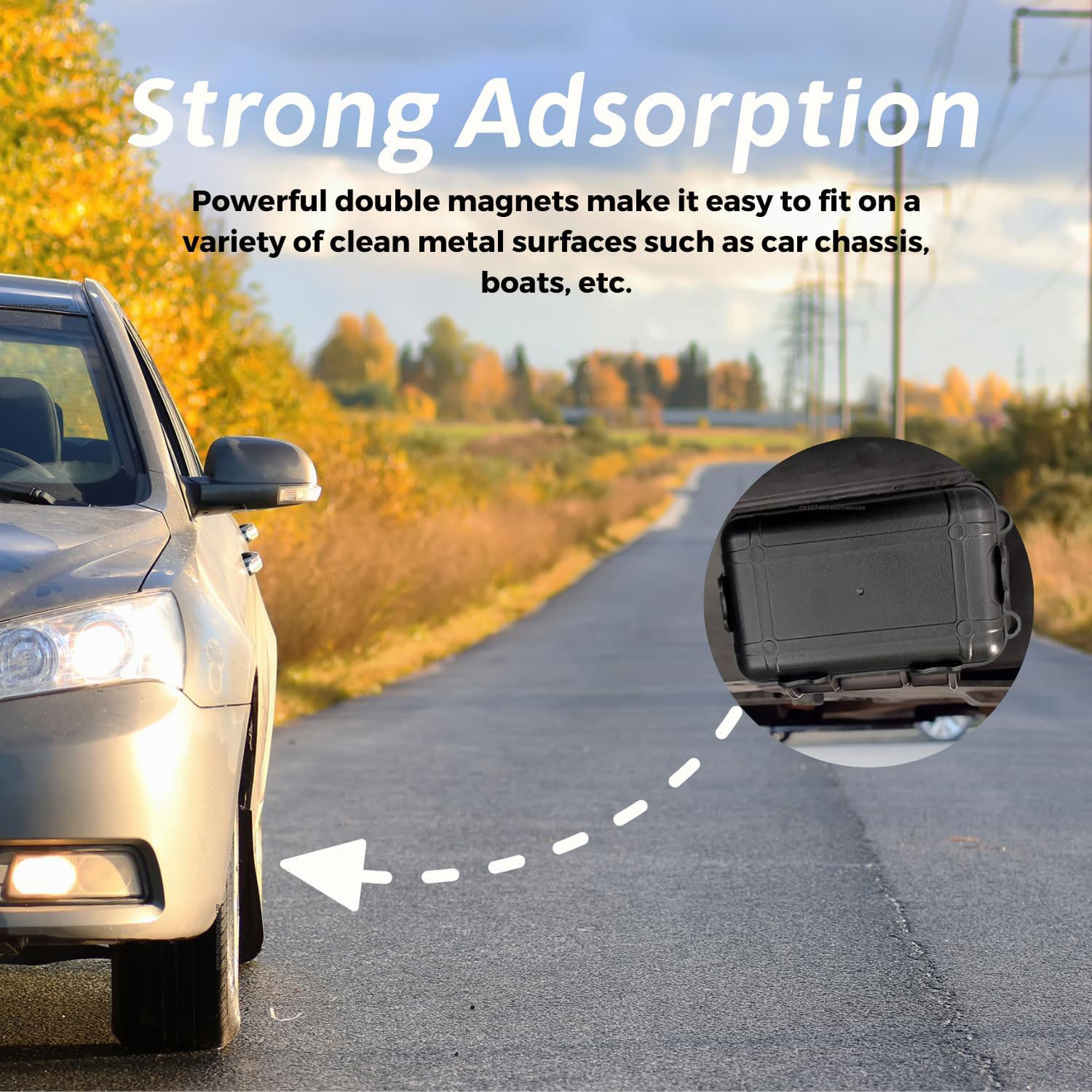 Mini Magnetic Key Box Car Hide Key Magnetic Waterproof Magnetic Key Holder Multipurpose Key Holder for Under Car Rust-Proof box. 