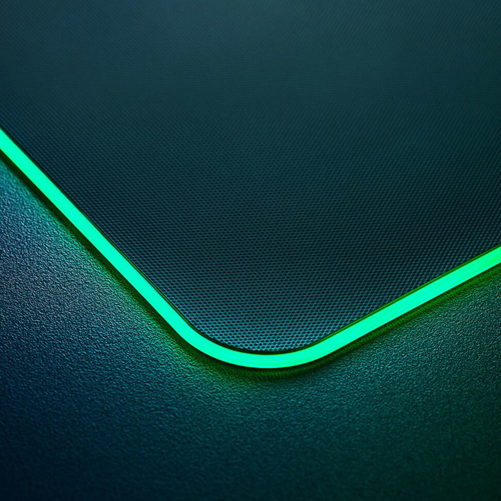 Razer Firefly V2 - RGB Gaming Mouse Pad - Customizable Chroma Lighting - Built-in Cable Management - Balanced Control & Speed - Non-Slip Rubber Base. 