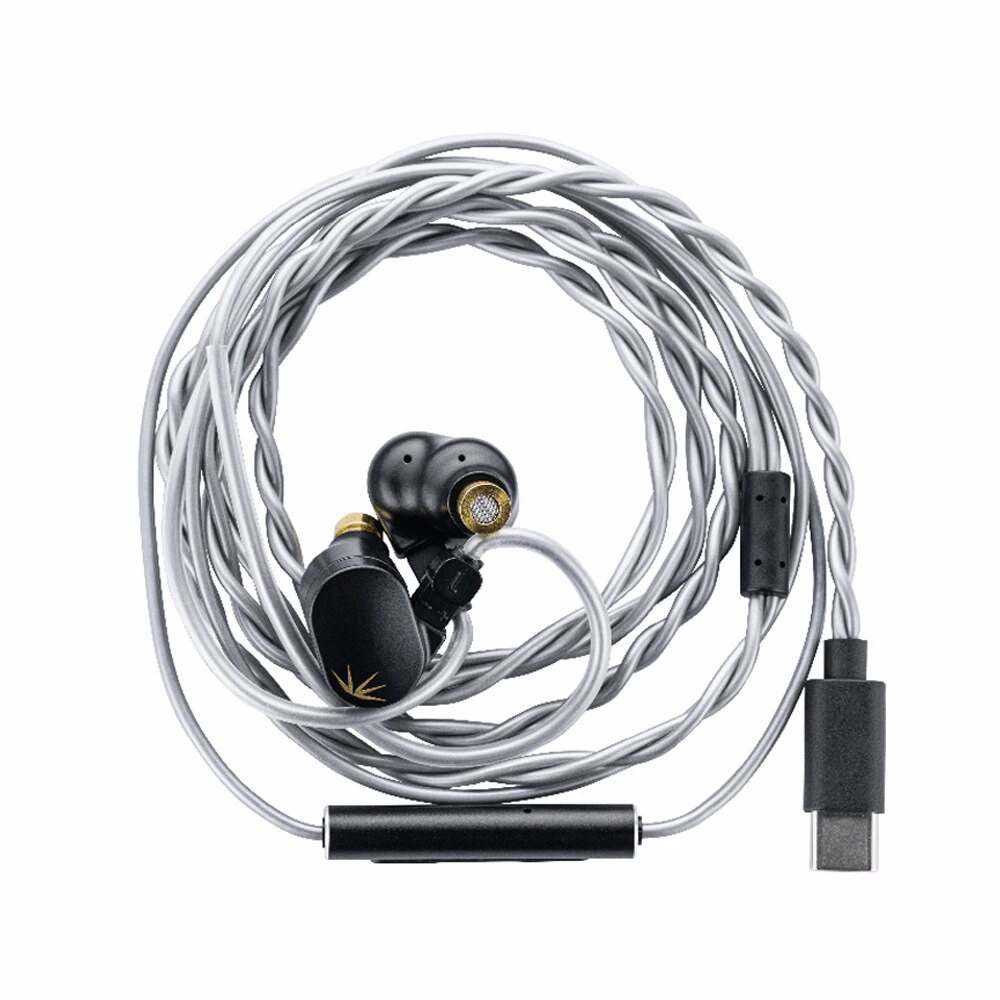 MOONDROP CHU II 2 CHU2 DSP Dynamic Driver In-Ear Earphone High Performance IEM 0.78mm USB-C Detachable Interchangeabl Cable. 