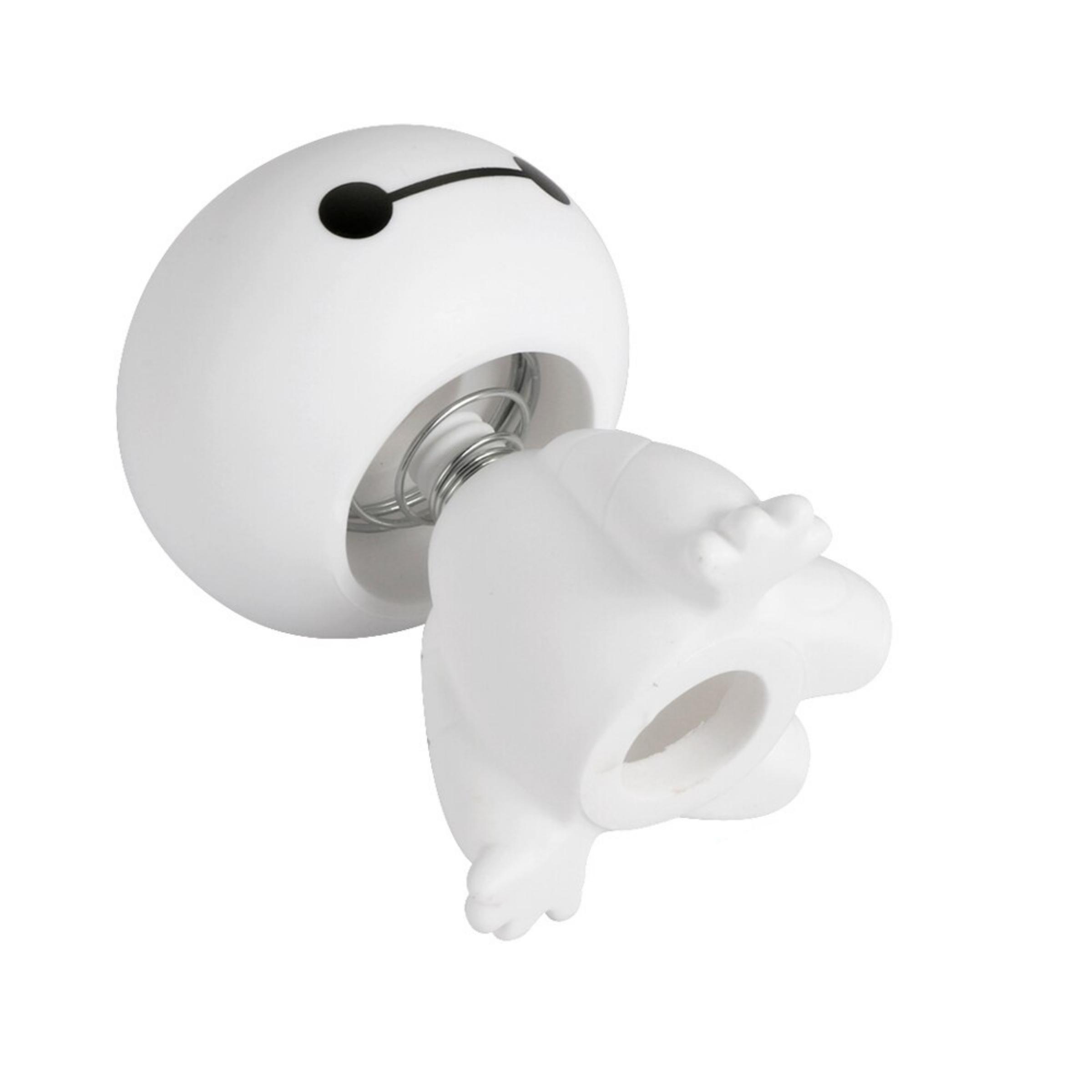 Baymax Robot Shaking Head Car Ornament: Cute and Playful Dashboard Decor - Nodding Ornaments to Inject Fun and Character into Your Commute. 