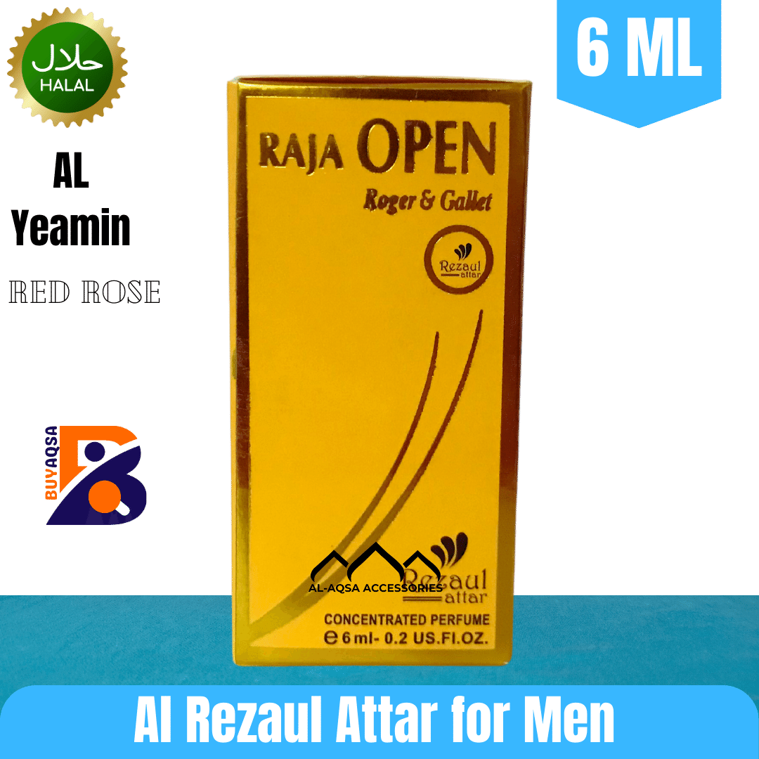 Raja Open Attar for Men long lasting 6 ml. 