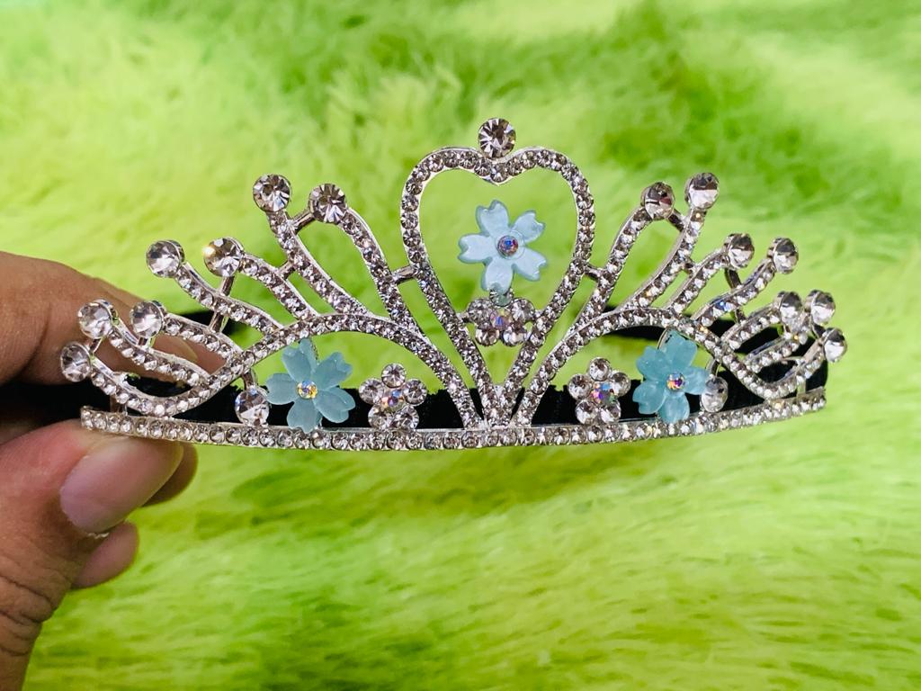 品質満点！ Girls Crystal Tiara Crown Pink Women Princess Headband Gift For