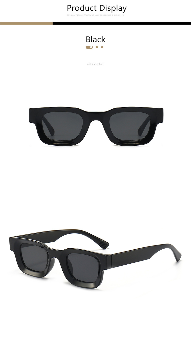 Yooske Small Frame Sunglasses Men Women Vintage Square Sun Glasses Brand  Designer Concave Mirror Black Eyewear Shades UV400