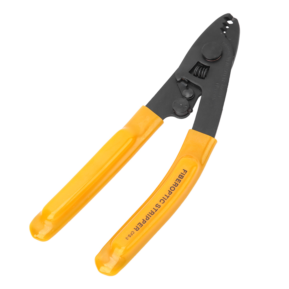 Hand Stripper Fiber Optic Stripping Pliers 3 Port Hole Ergonomic with Hex Socket Wrench. 