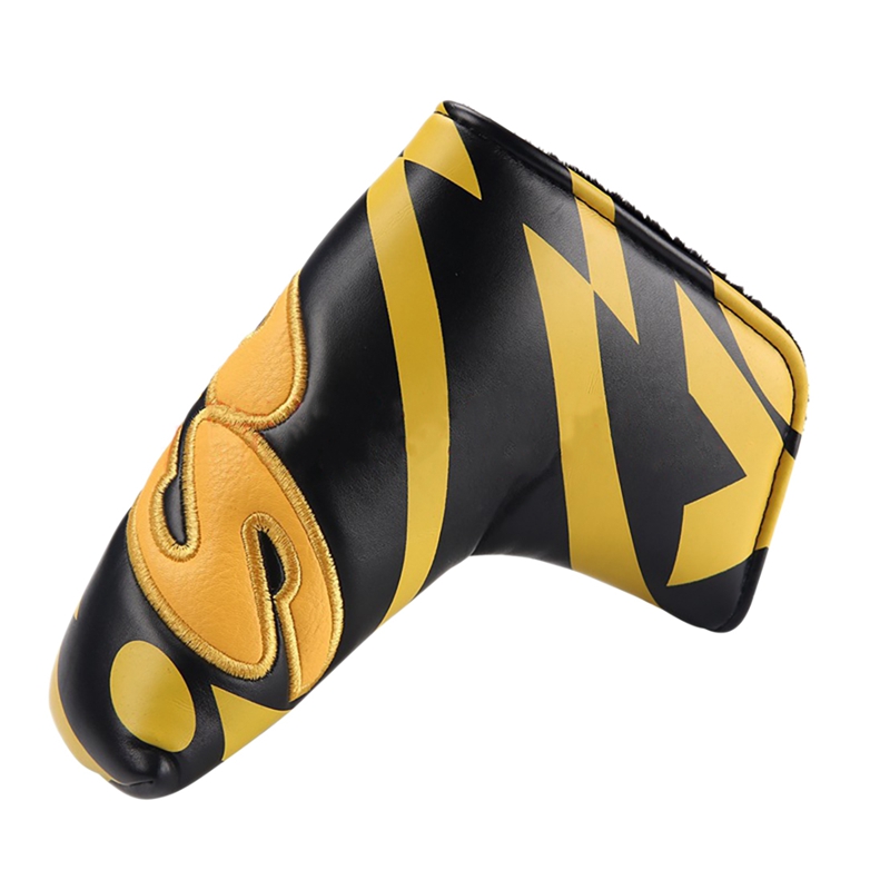 Golf Club Blade Putter Cover Headcover with PU Closure,Yes Printed. 