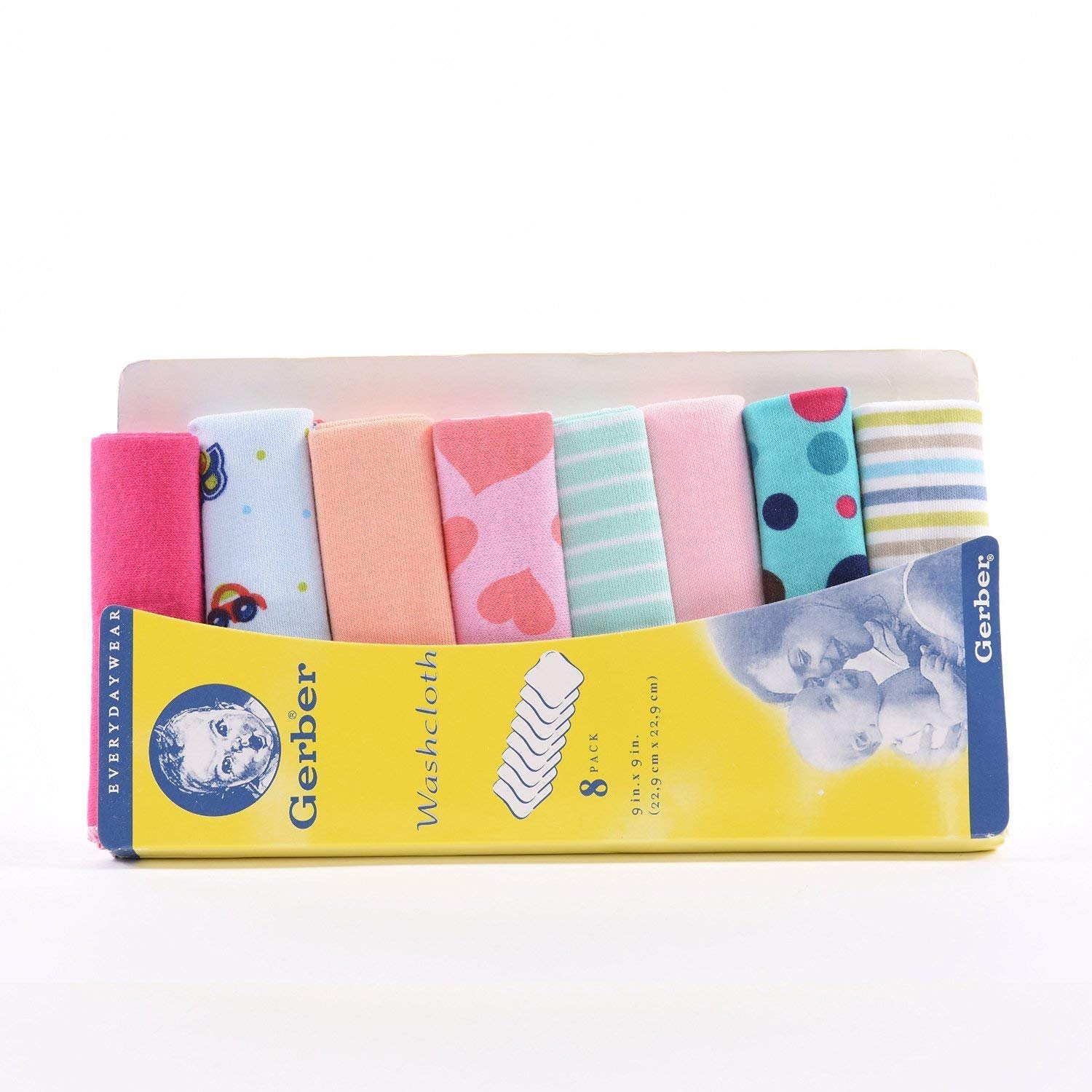 8Pcs Handkerchief Rumal Soft Cotton Newborn Baby Towels Set. 