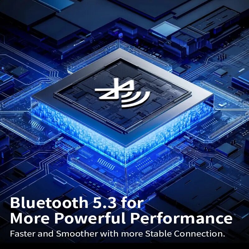 WEKOME TWS Wireless Bluetooth 5.3 Earbuds Cyberpunk Style HiFi Music Earphones Low Latency Touch Control Stereo Gaming Earbuds.