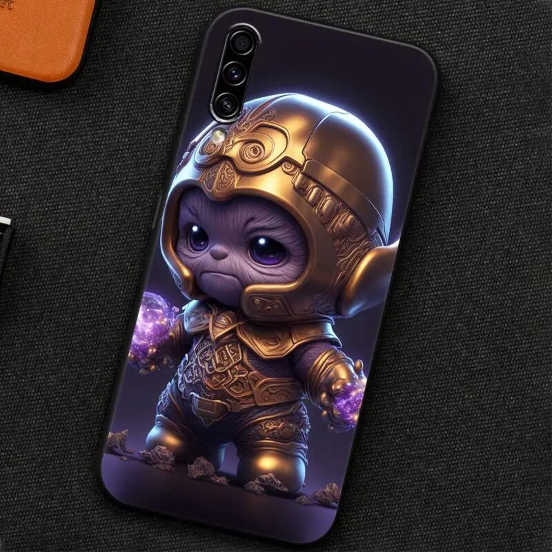 Baby Cute Marvel Phone Case For Samsung Galaxy A30 A30S A50 S A20E A20 A40 A70 A10 E Note 8 9 10 20 Ultra Back Cover Venom Groot. 