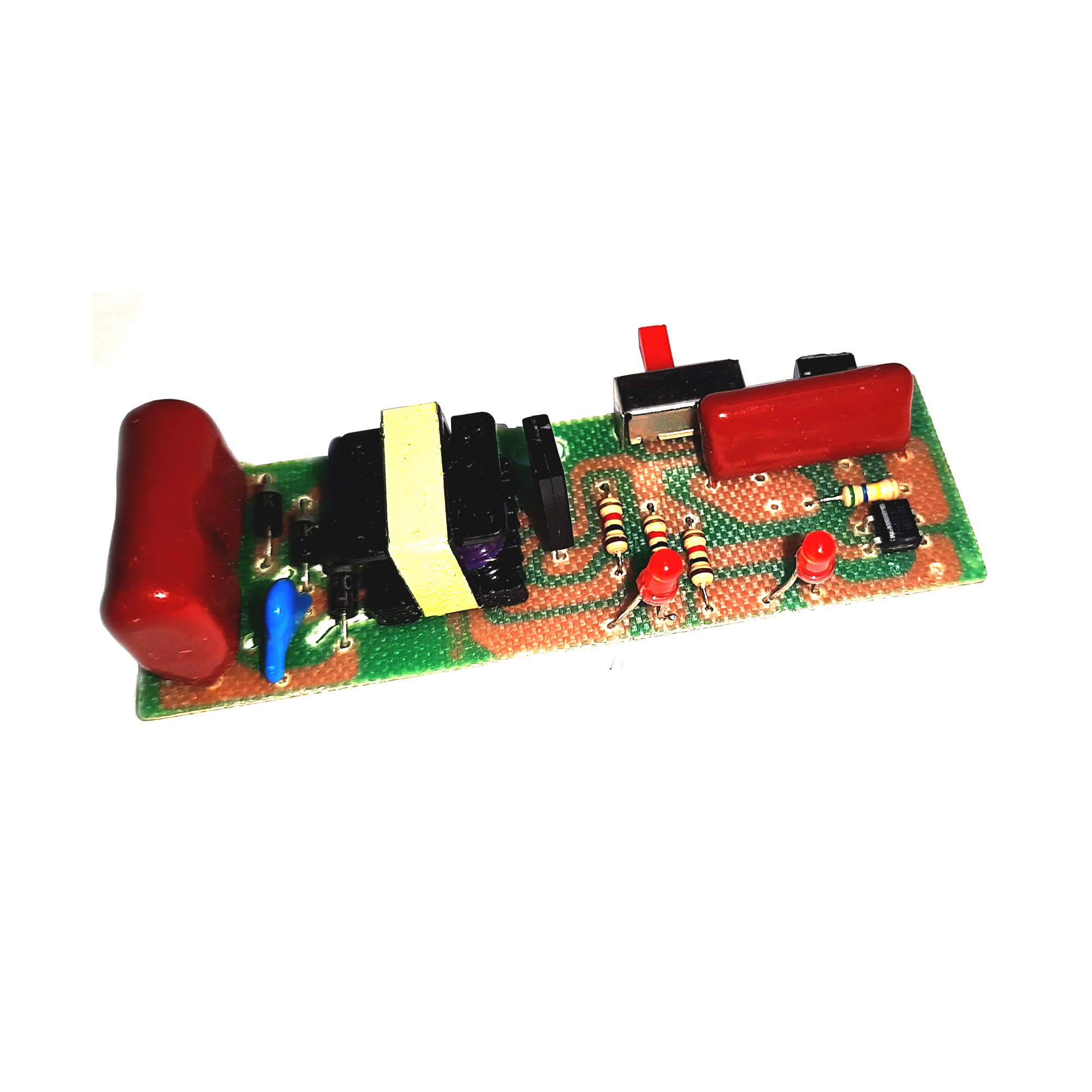 Mosquito Killer Bat Circuit 3.7V-5V High Voltage Generator PCB Module For DIY Project Mosquito Racket. 