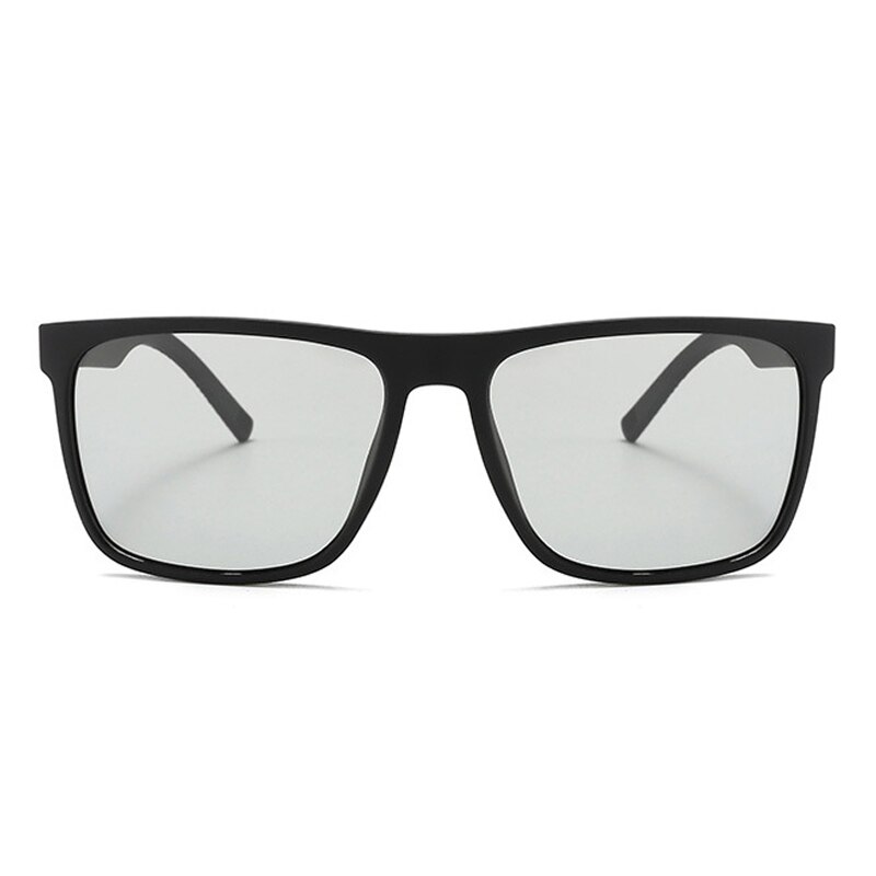 【VisioN Shop】C6 tea teaHBK Advanced Square TR90 Photochromic Polarized Men Driver Interchangeable Adaptive Lense Sun Glasses. 