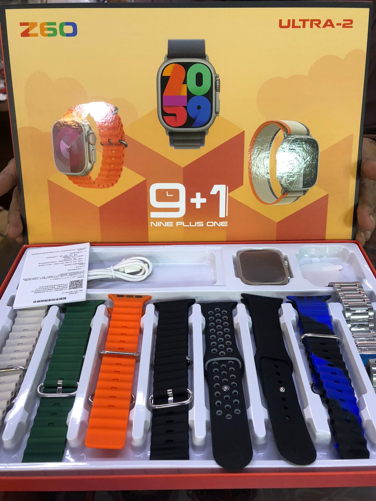 Z60 Ultra 2 Combo 9 in 1 Smart Watch Daraz .bd