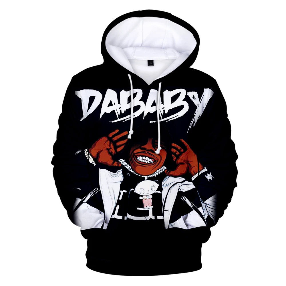 Hot Rapper Dababy 3d Printed Hoodies Sweatshirts Men/Women Dababy Cool Fashion Casual Adult Kids Pullovers Oversized Hoodies. 