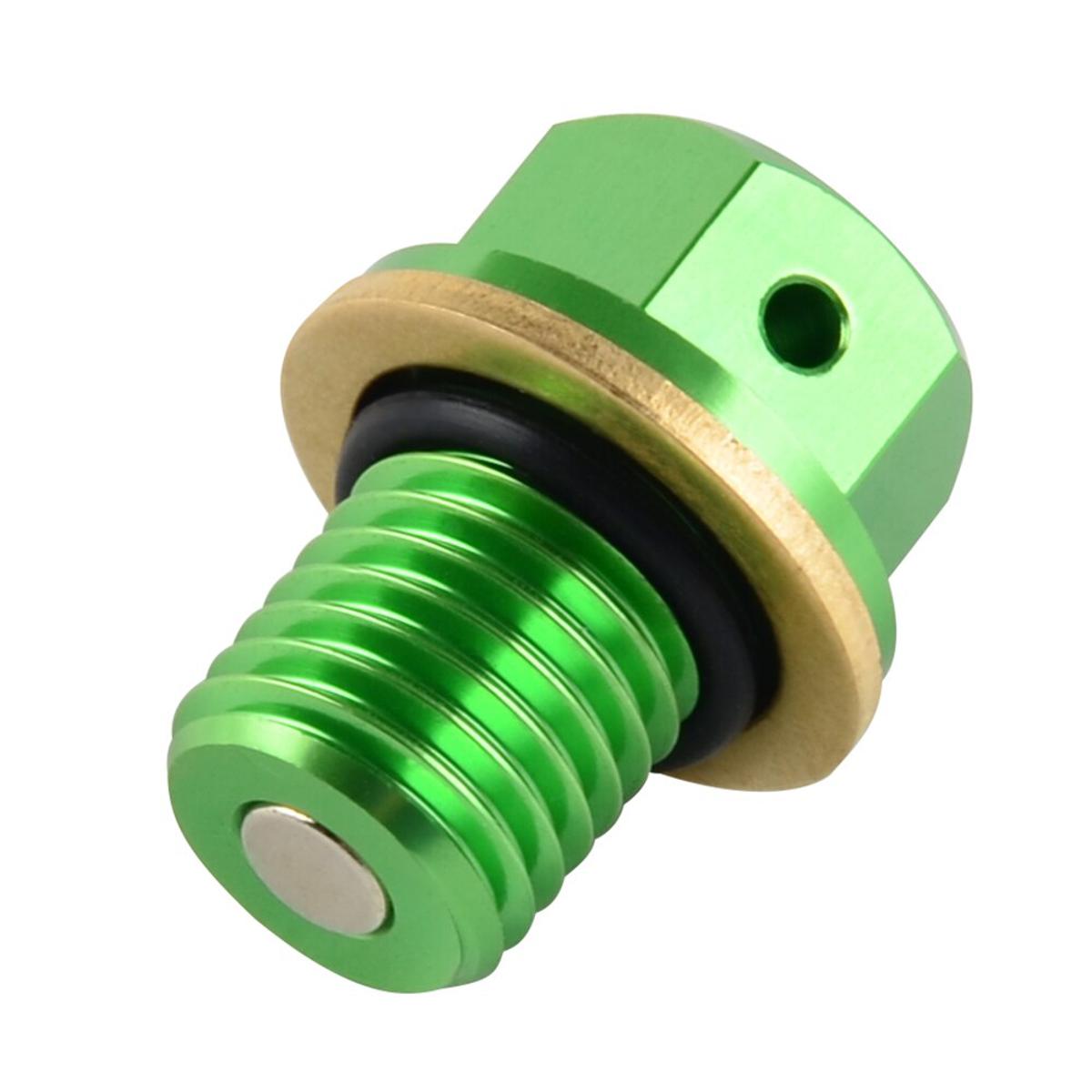 【VisioN Shop】green CNC Oil Drain Plug Bolt For Honda CRF 70 100 CR500 CR125R CR250R CRM250 CRF250L/M XR250 XR600R XR650R CRF1000L
