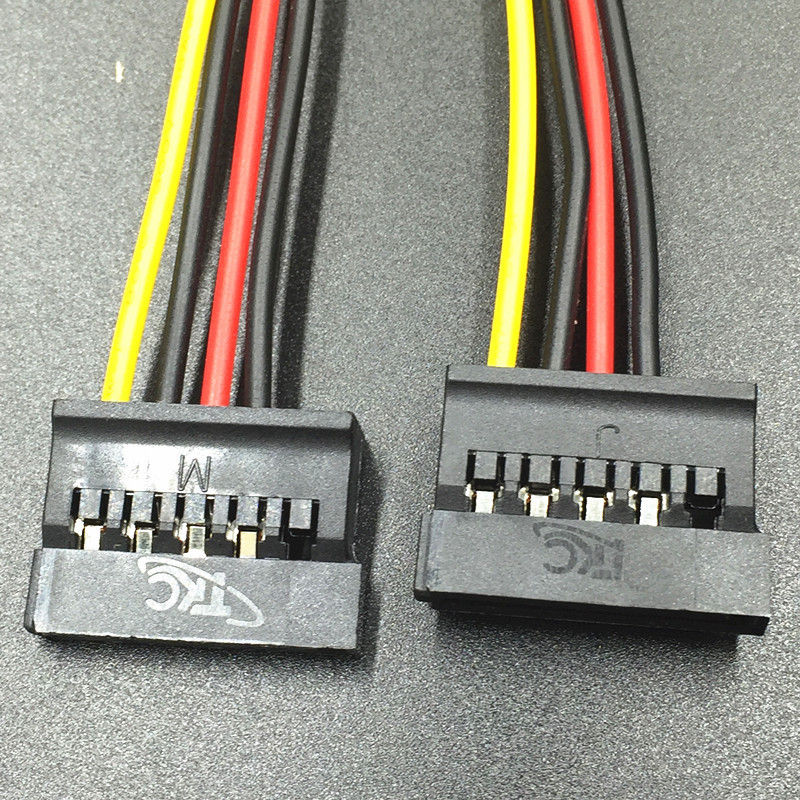 SATA Serial Cable Type D 4-pin Sata Power Cable, Suitable for Computers. 