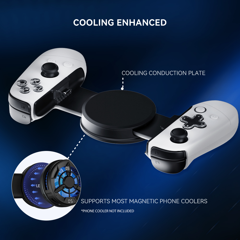 LEADJOY M1C+ Mobile Phone Gamepad Gaming Controller for iPhone 15 Android 3Ds emulator Cloud Gaming with Hall Effect Joystick. 