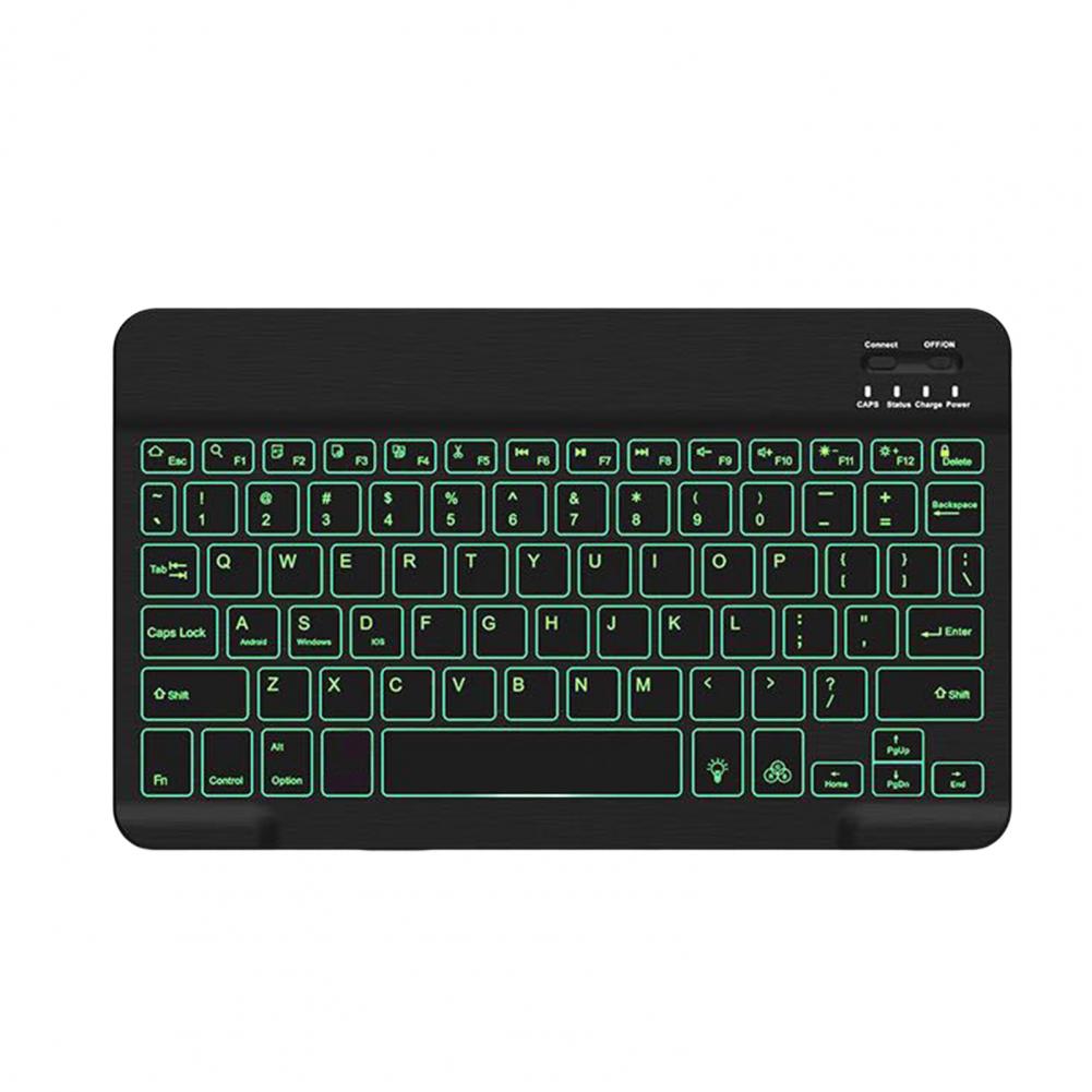 Wireless Keyboard Mouse Ergonomic Rechargeable Mute Button RGB Backlit Power-saving Auto Sleep Ultra-thin Dual Mode Bluetooth-co. 