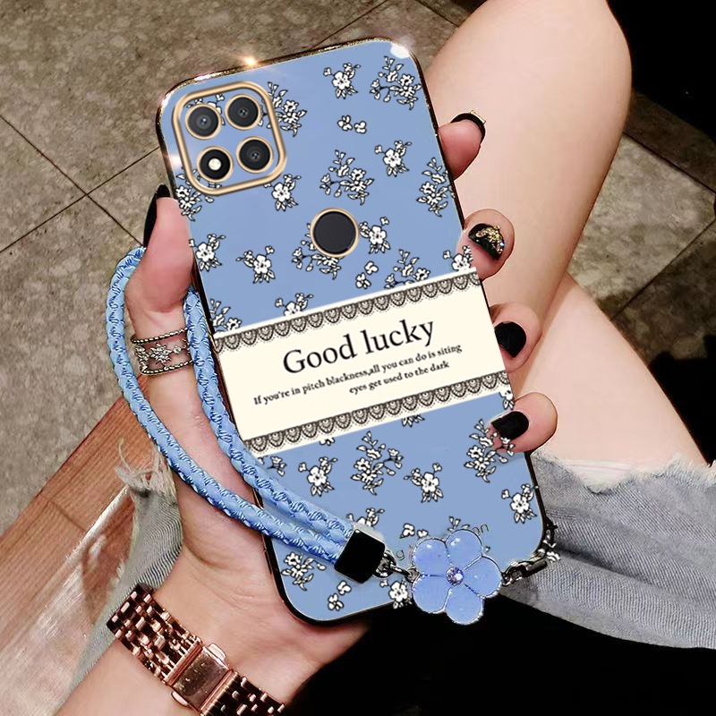 Casing redmi 9c redmi 10a xiaomi redmi 9c phone case Softcase Electroplated silicone shockproof Protector Smooth Cover new design  aesthetic luxury Retro Bracelet for girl DDXYBH01. 