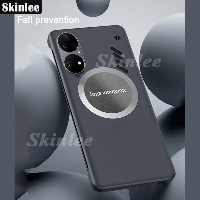 Phone Case for Huawei P50 Pro Back Cover Ultra-thin Borderless Heat Dissipation Porous Anti Drop Protect Case for Huawei P50 Phone Cases. 