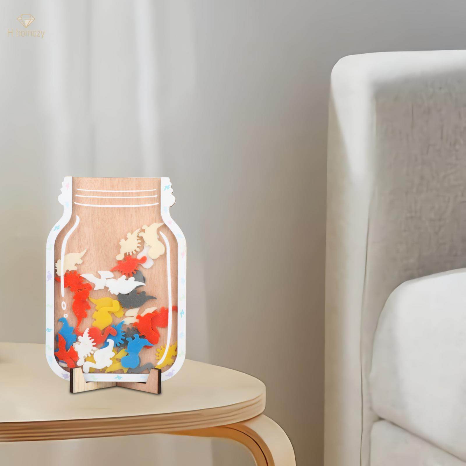 Kids Motivational Jar Desktop Decorations Good Behaviour Prize Jar for Home. 