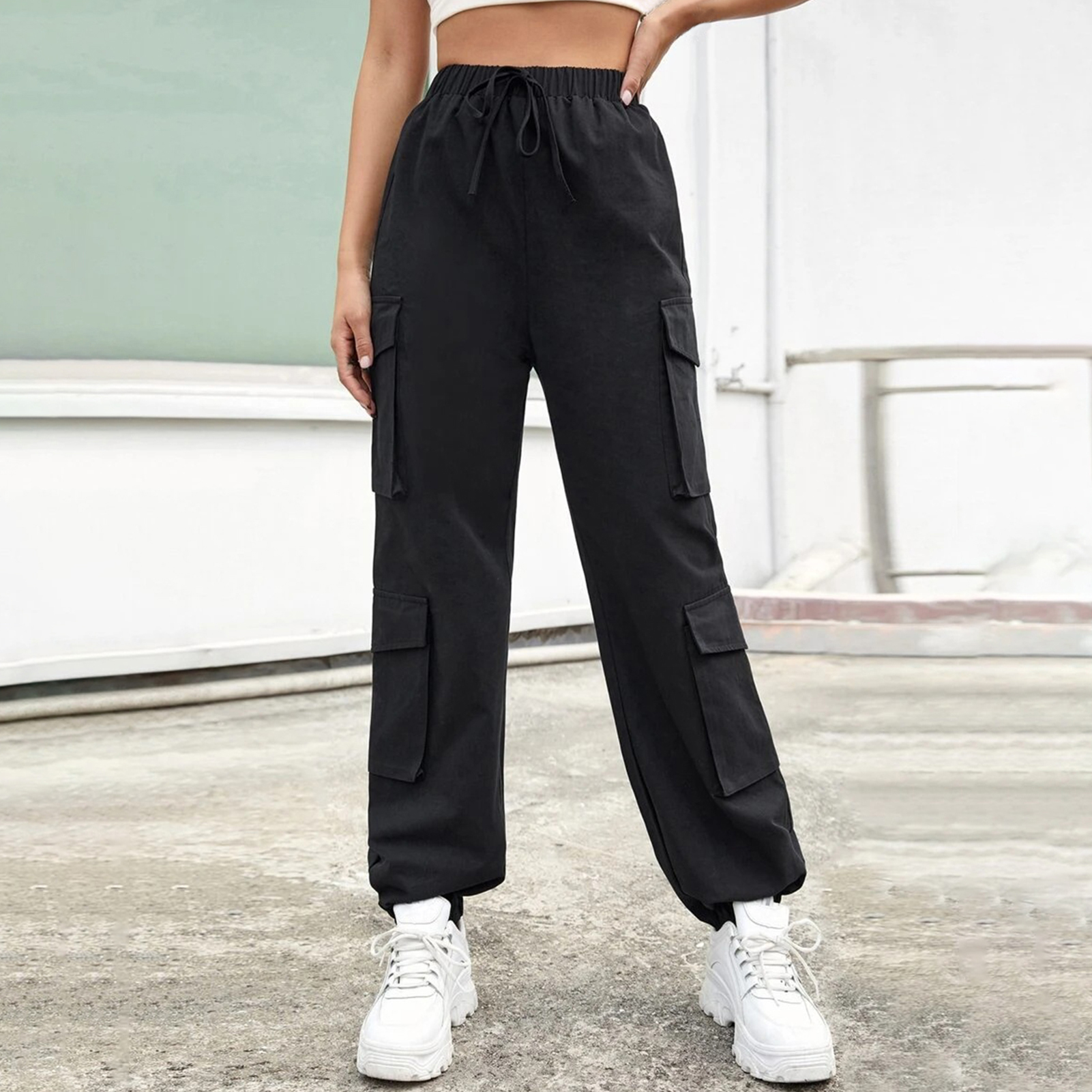 Cargo Trousers Machine Washable Trendy Classic Cargo Pants | Daraz.com.bd