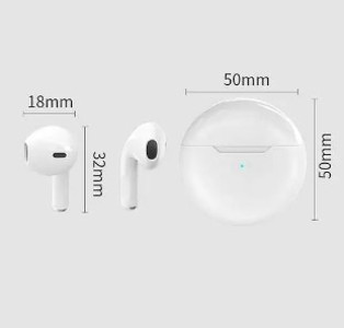 Air Pro 6 Tws Wireless Stereo Headphone Bluetooth Earphone Earbud Headset - Elevate Audio With Air Pro 6 Tws Wireless Stereo Headphones- Gadget House. 