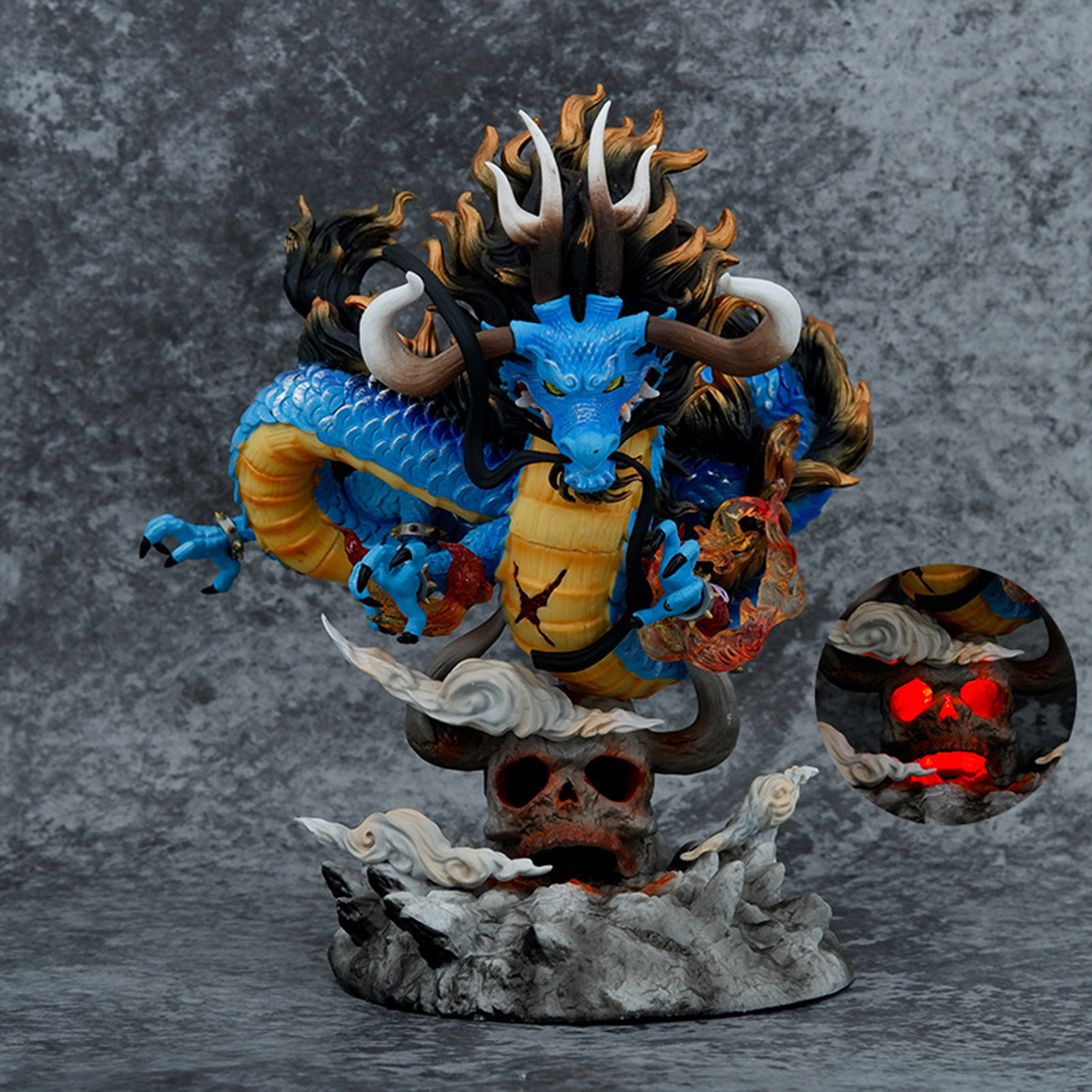 One Piece Figure with Glowing Base One Piece Action Figure Model Toy. 
