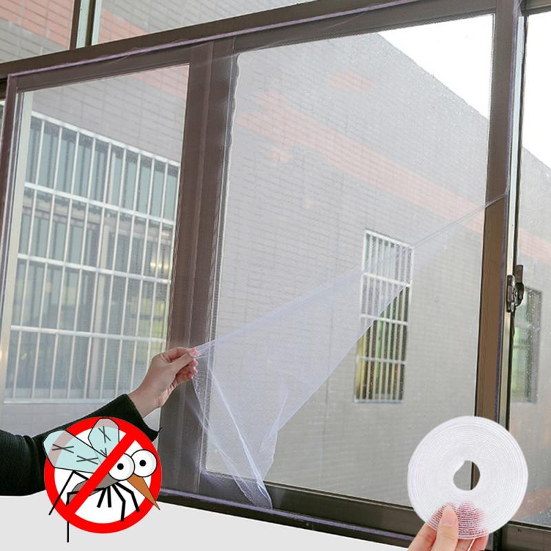 Insect Mesh Window Screen Net Mosquito Bug Fly Netting Moth Window White Color Door & Window Screens Home & Garden Textile. 