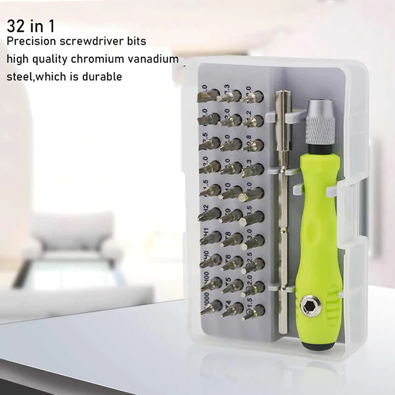 32 In 1 Screwdriver Set Precision Mini Magnetic Screwdriver. 
