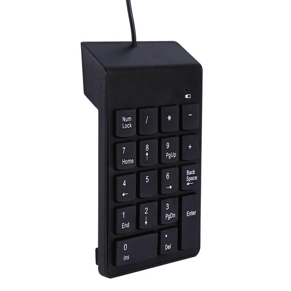 【Xiaofeng】Numeric USB mini number pad numpad 18 keys for PC Pro. 