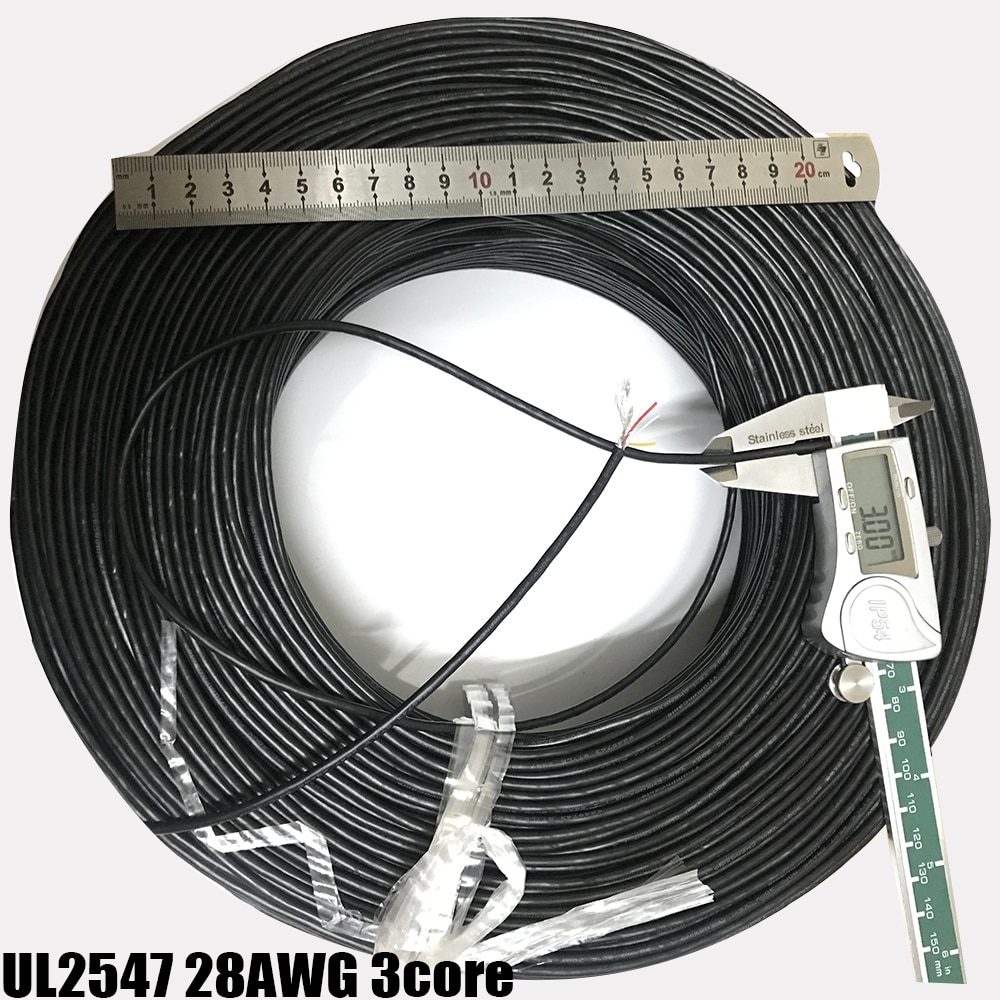 【VisioN Shop】UL2547 shielded 2 core 3 core 4 core 5 copper headphone cable audio signal line PVC control cable. 