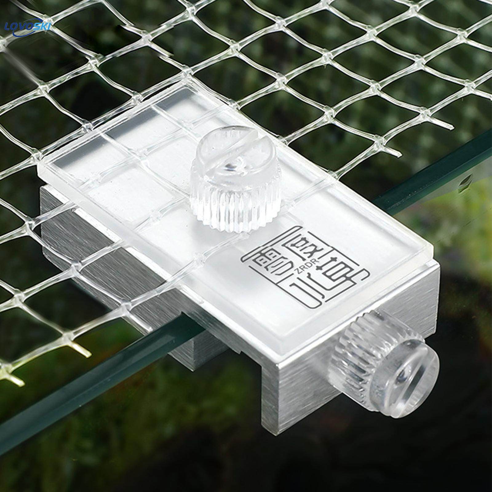 Clear Mesh Netting Material For Fish Tank 4ft X 5ft - Aquarium Lid