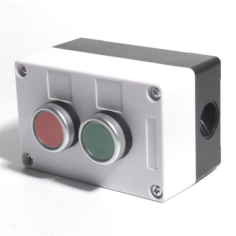 Rain Proof Up-Down Switch Control Station, Momentary Push Button Station Red Green Sign Pushbutton Switches. 