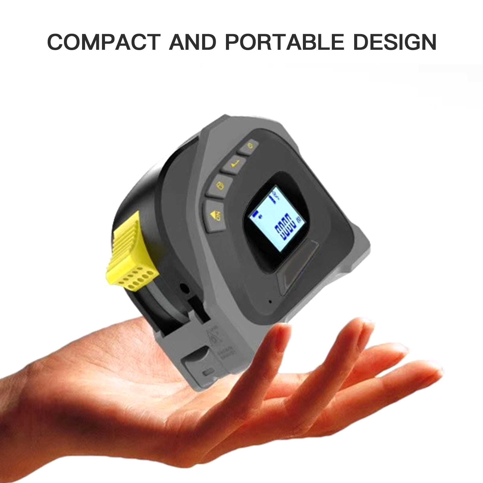 Digital Laser Distance Meter Laser Measure 131Ft/40M Tape Measure 16Ft/5M for Measuring Length Area Volume. 