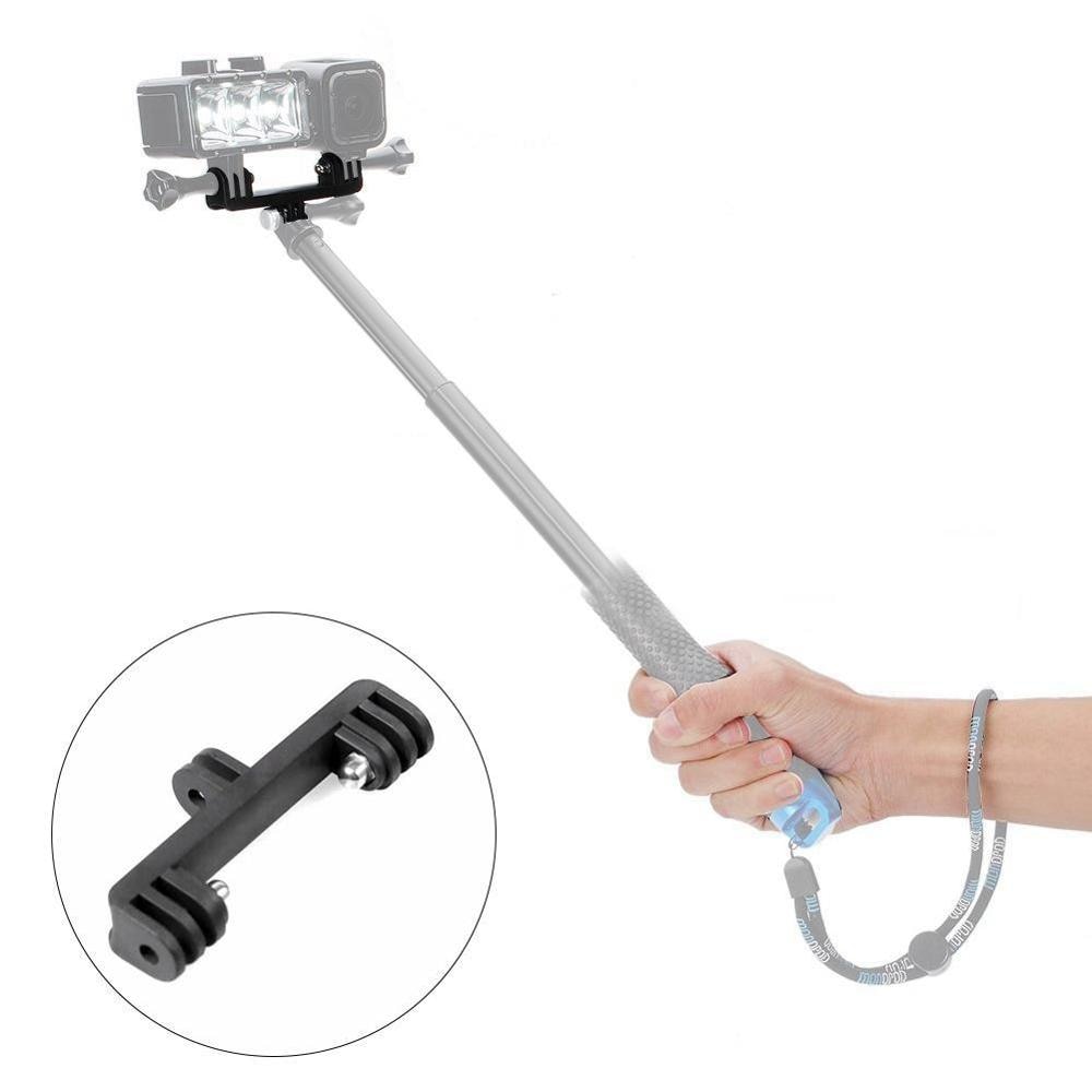Double Bracket Bridge Dual Adapter Expansion 2 Mount Selfie Connector for GoPro Hero Sport Camera Part. 
